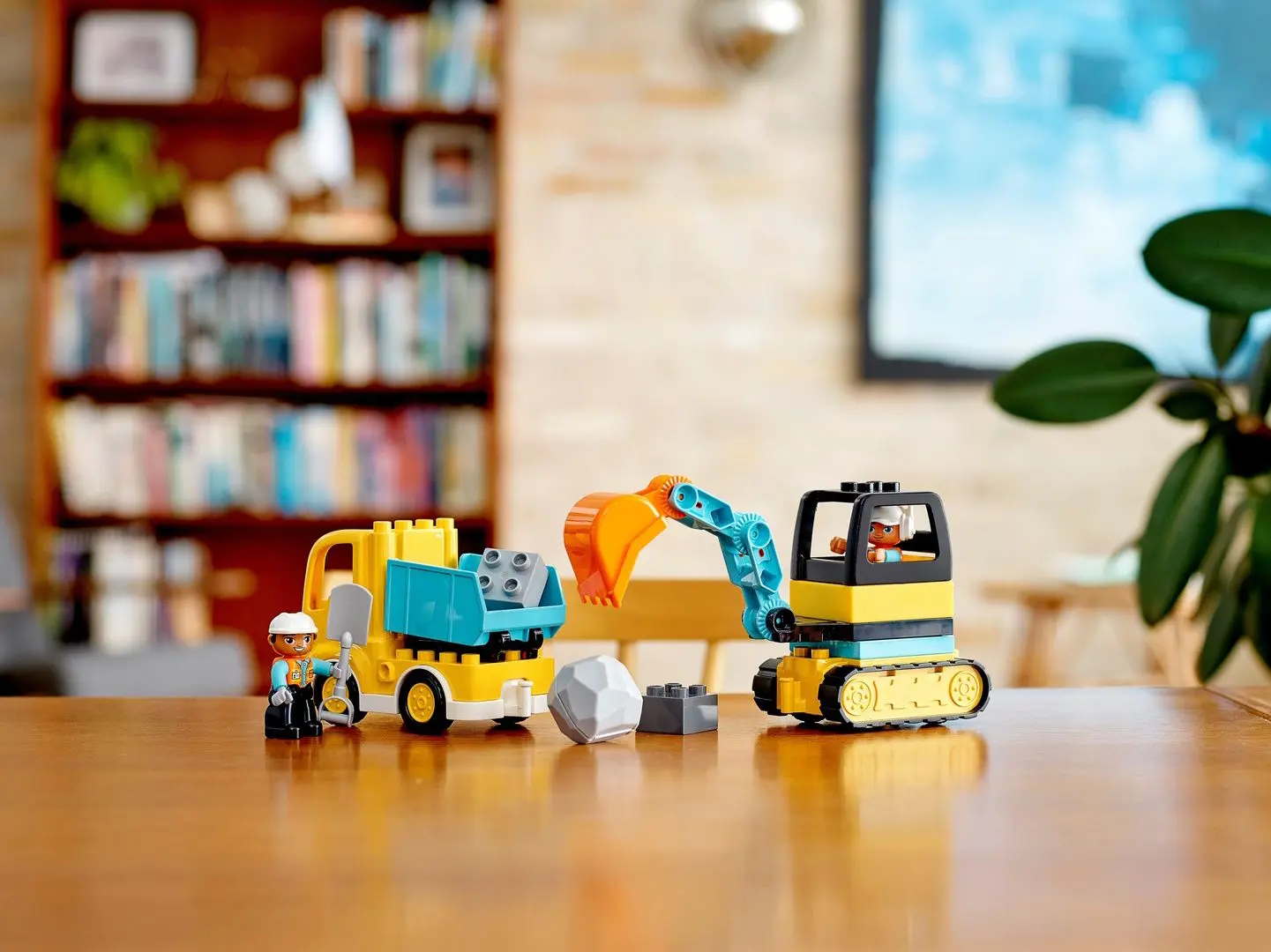Constructor Lego Truck & Tracked Excavator 10931 (Multicolor) - 5