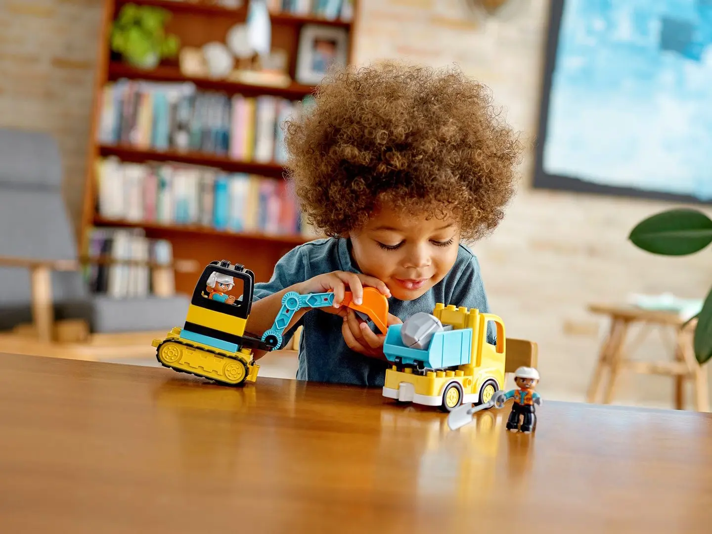 Constructor Lego Truck & Tracked Excavator 10931 (Multicolor) - 7