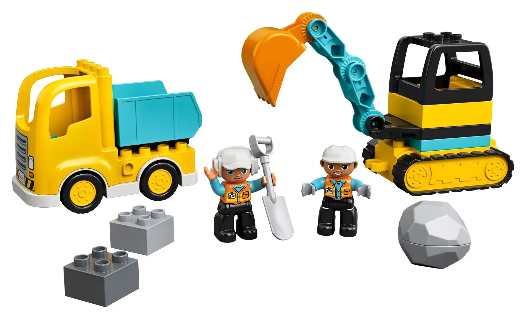 Constructor Lego Truck & Tracked Excavator 10931 (Multicolor)