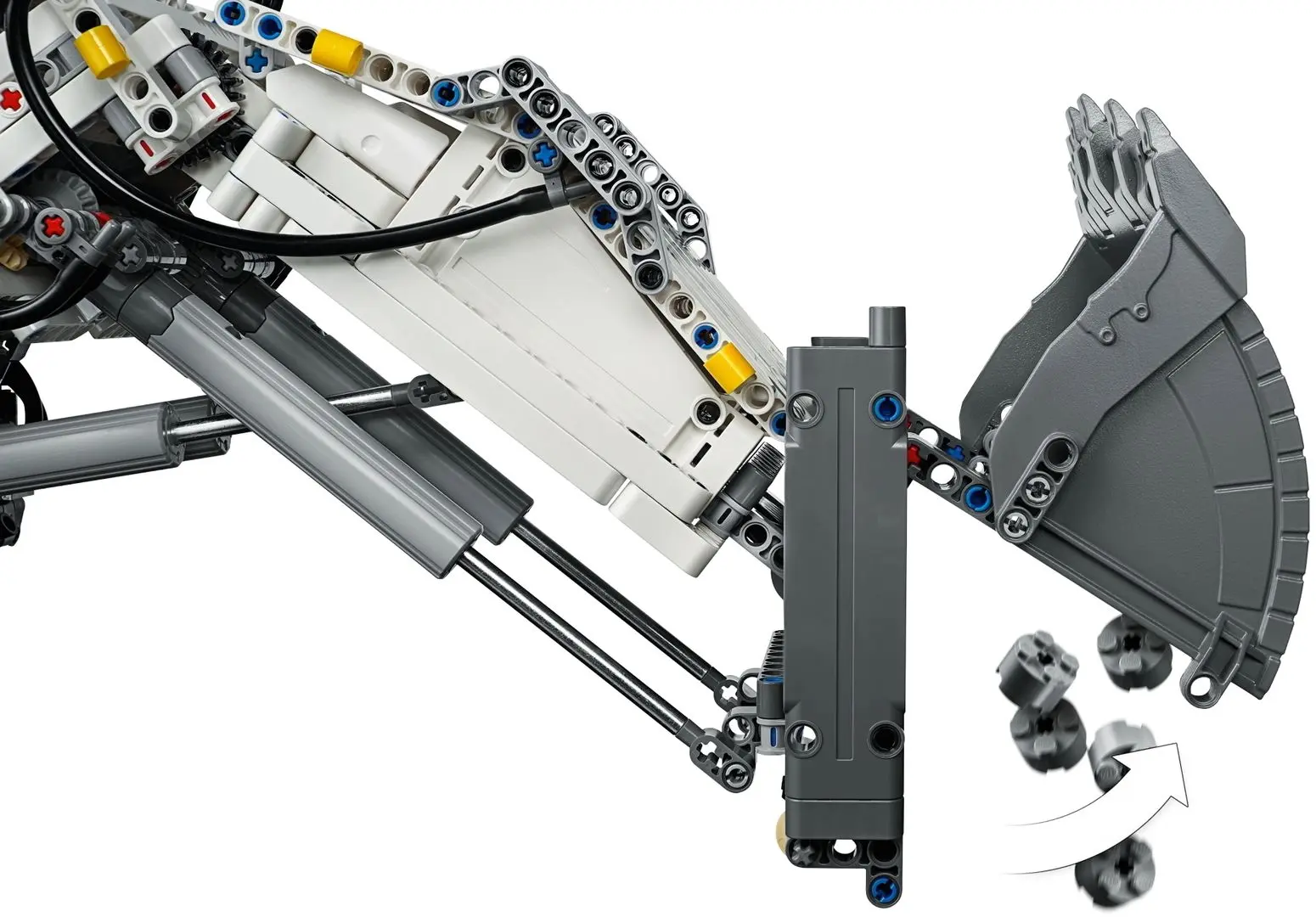 Конструктор Lego PoweredUP Liebherr R 9800 42100 (Grey) - 6