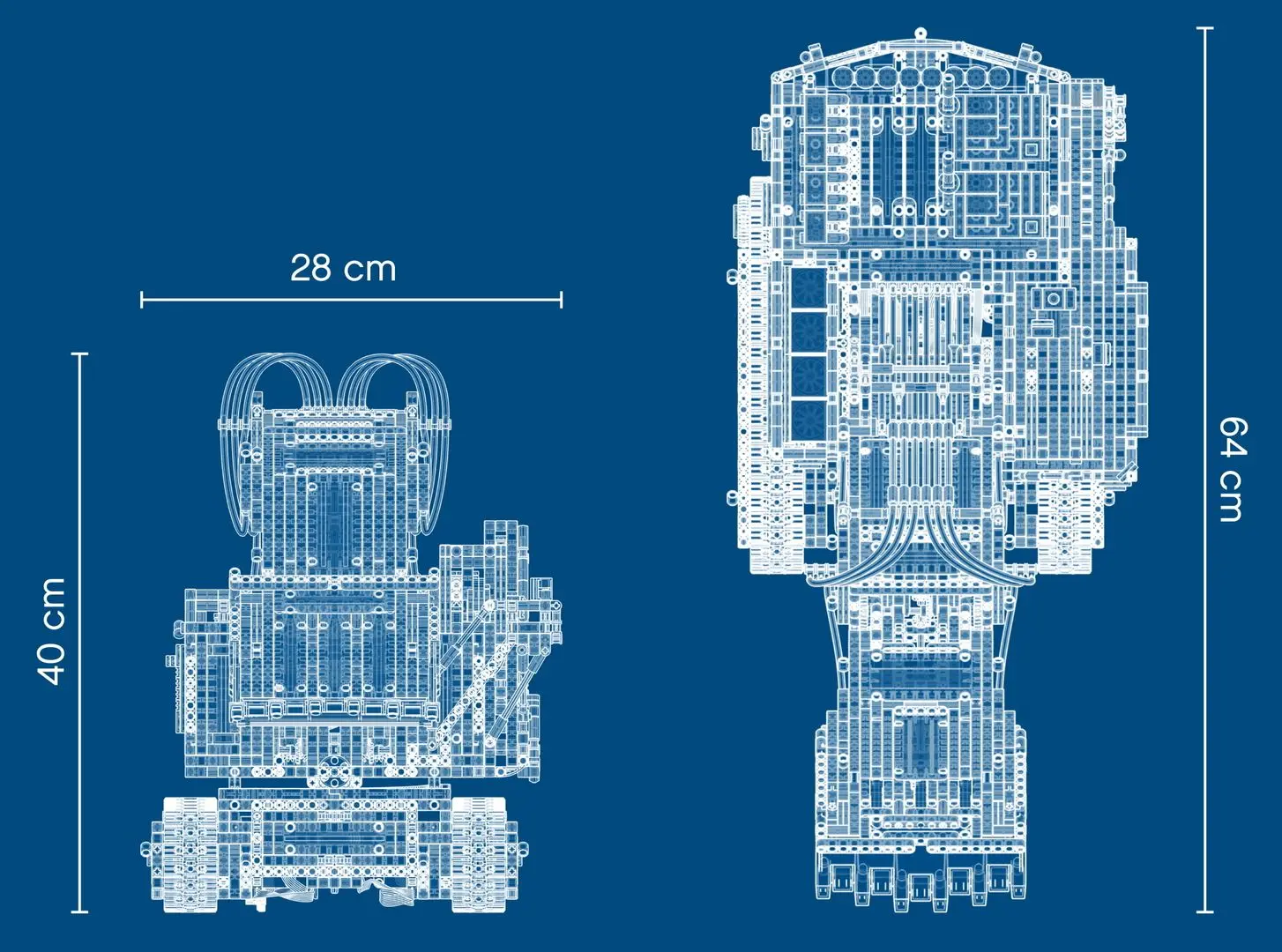 Конструктор Lego PoweredUP Liebherr R 9800 42100 (Grey) - 7