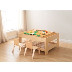 Masa cu constructor Masterkidz Activity Table ME25319-1 (Natural) Thumb