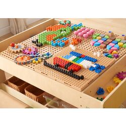 Masa cu constructor Masterkidz Activity Table ME25319-1 (Natural) Thumb