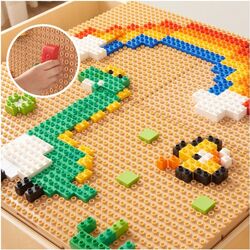 Masa cu constructor Masterkidz Activity Table ME25319-2 (Natural) Thumb