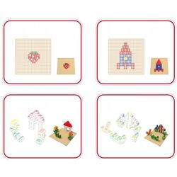 Masa cu constructor Masterkidz Activity Table ME25319-2 (Natural) Thumb
