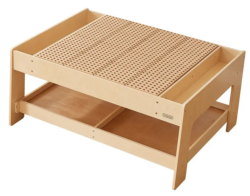 Masa cu constructor Masterkidz Activity Table ME25319-2 (Natural) - 9