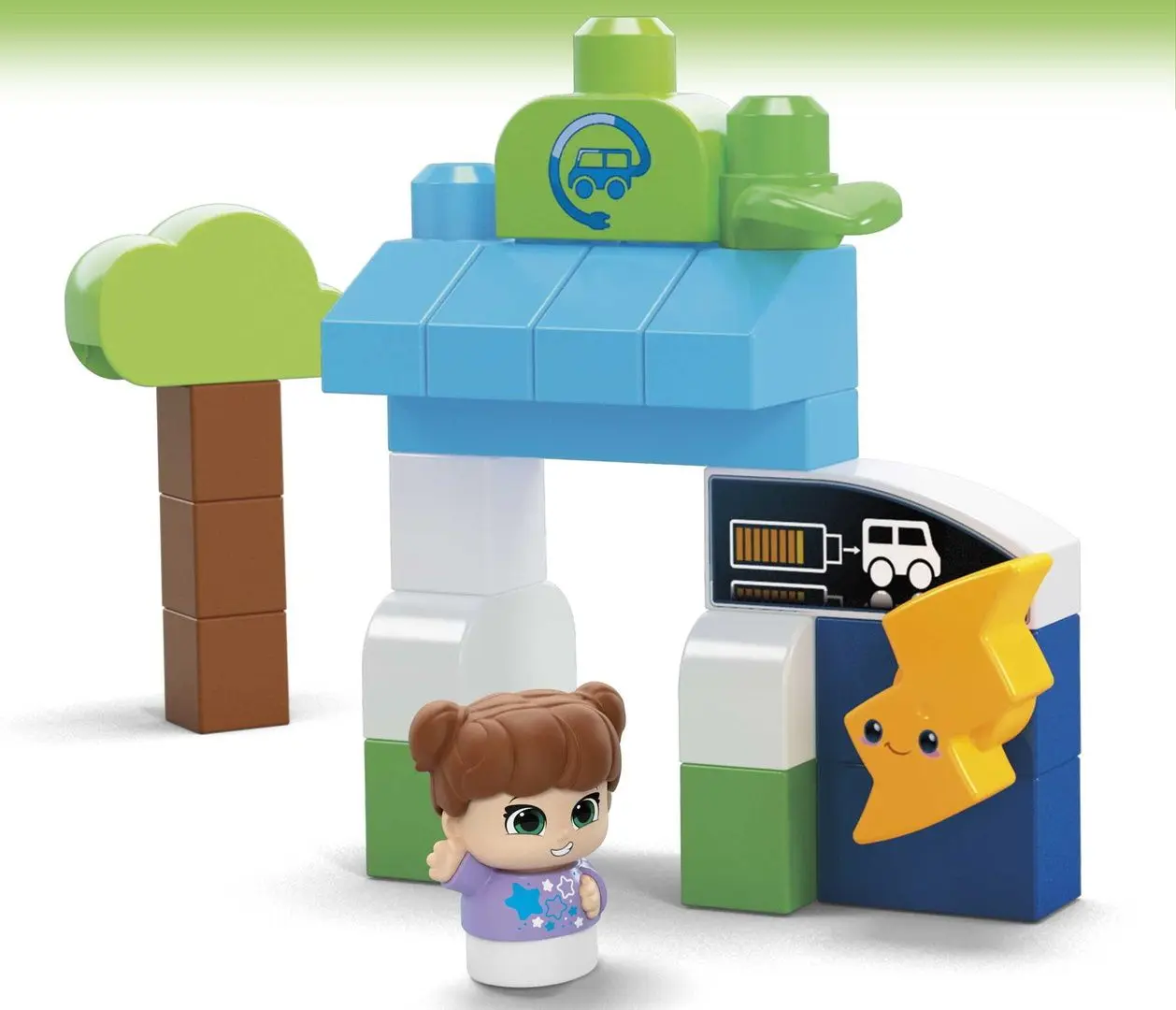 Constructor Mattel Mega Blocks Green Town HDX90 (Blue/Green) - 2