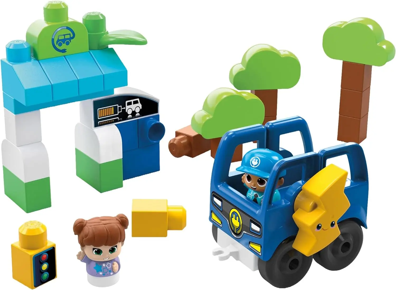 Constructor Mattel Mega Blocks Green Town HDX90 (Blue/Green)