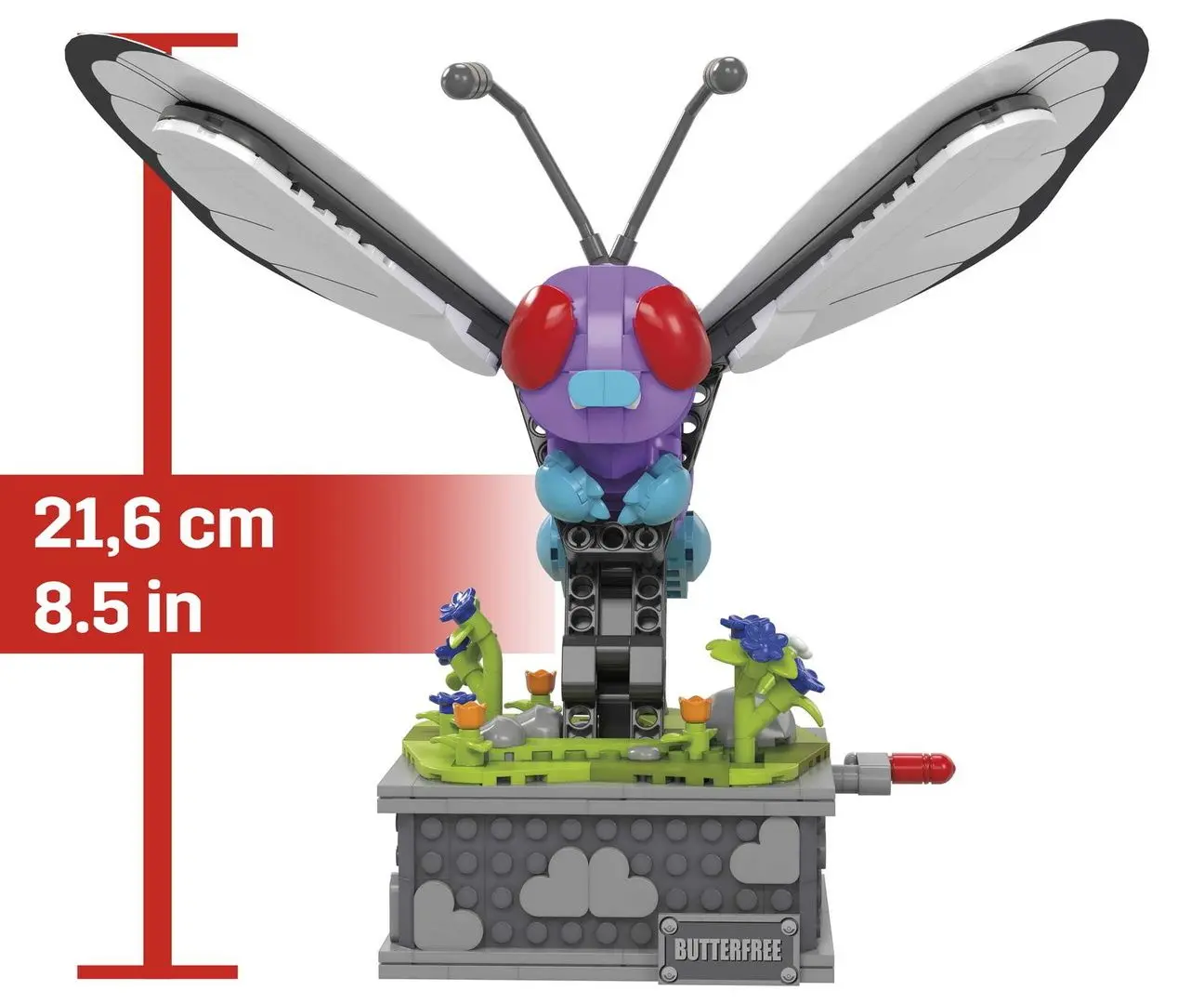 Constructor Mattel Mega Pokemon Butterfree HKT22 (Grey/Purple) - 2