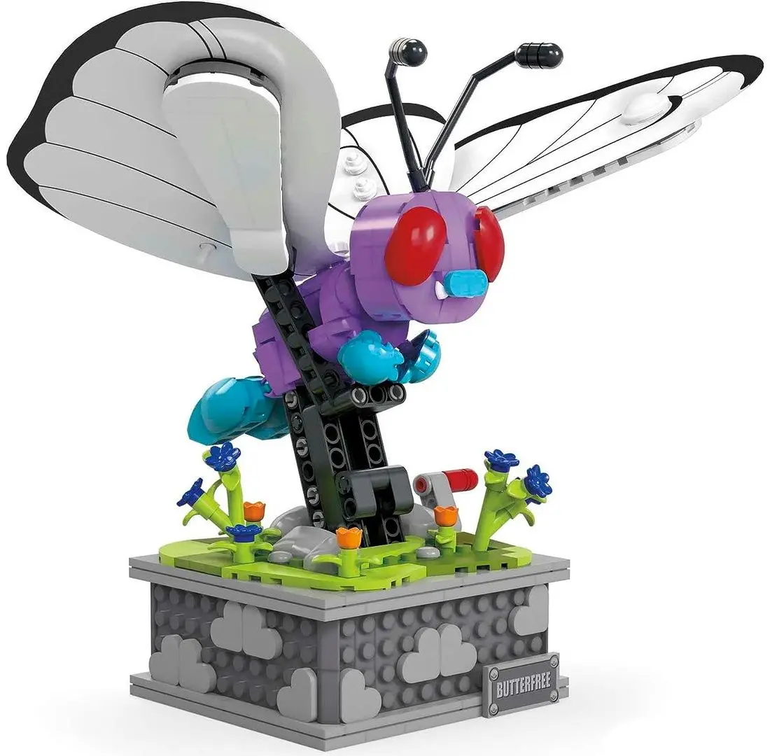 Constructor Mattel Mega Pokemon Butterfree HKT22 (Grey/Purple)