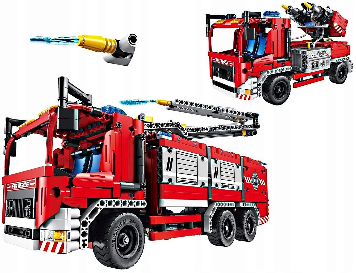 Constructor 2in1 XTech Mini Fire Truck With Water Spraying 1801 (Red) - 3