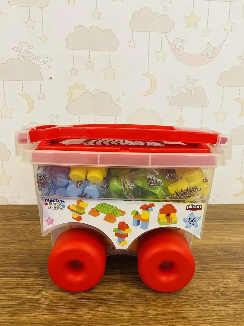 Конструктор Pilsan Master Blocks Trolley 03-575 - 3
