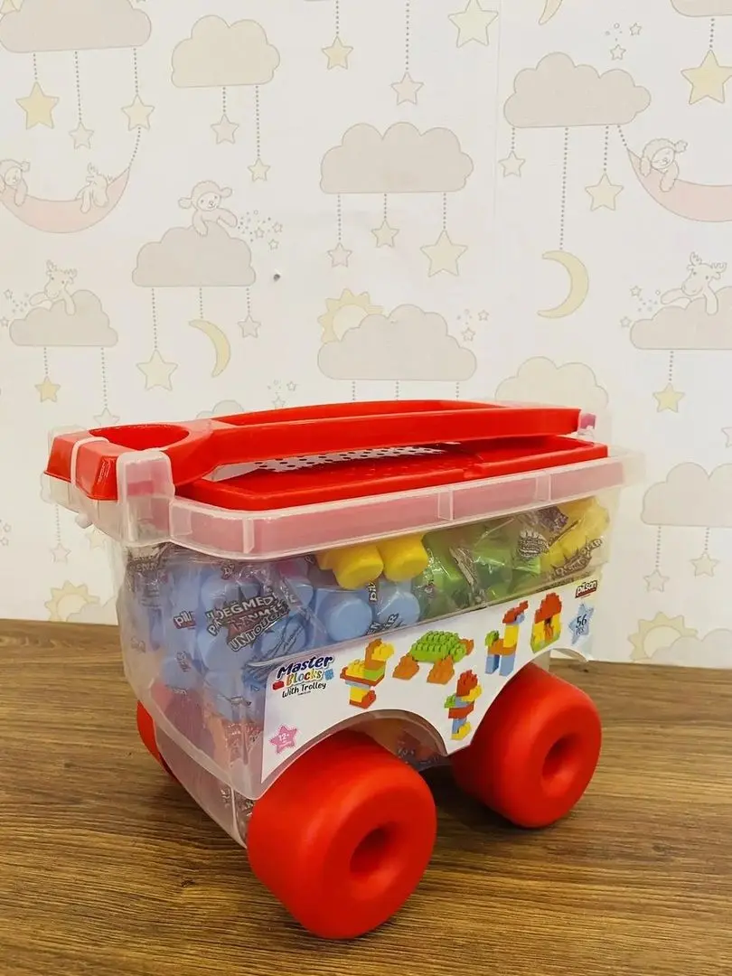 Конструктор Pilsan Master Blocks Trolley 03-575 - 4