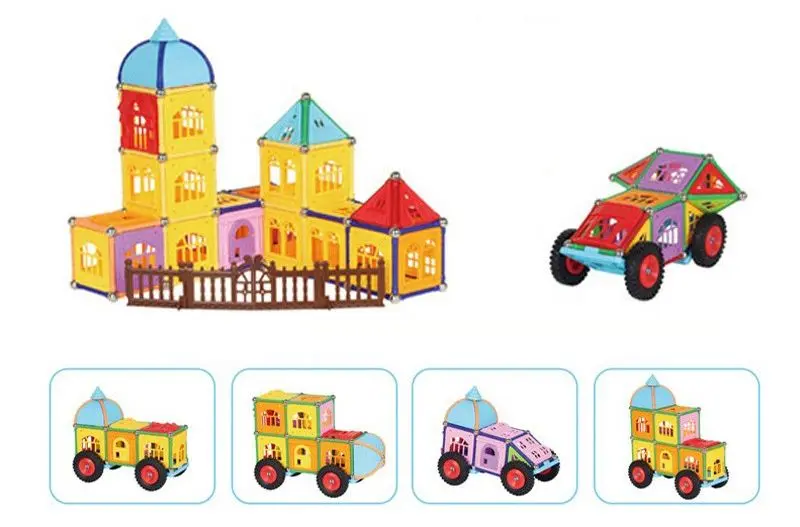 Constructor Procart Magnetic Castle 130 (Multicolor) - 4