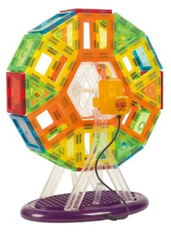 Constructor Procart Magnetic Tiles 130 (Multicolor) - 5