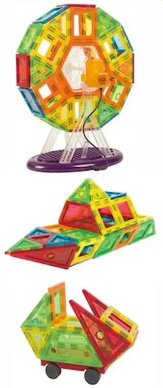 Constructor Procart Magnetic Tiles 130 (Multicolor) - 9