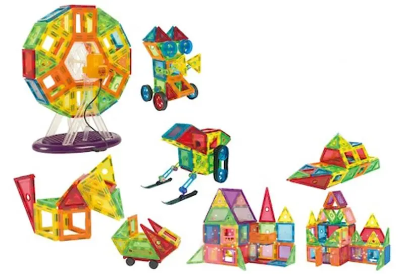 Constructor Procart Magnetic Tiles 130 (Multicolor) - 10