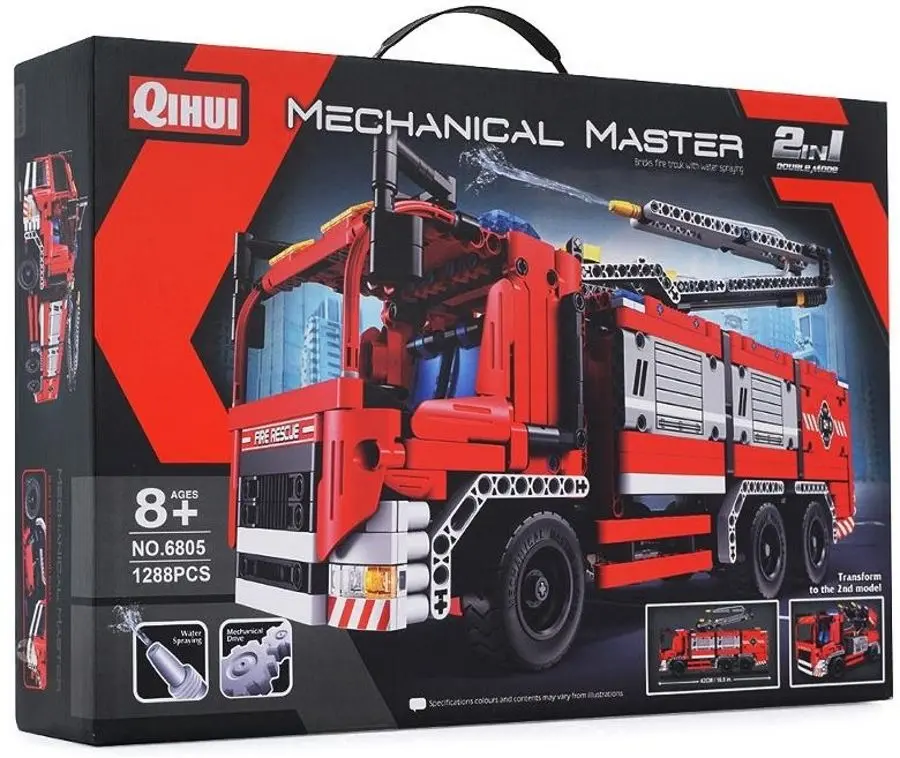 Конструктор XTech Mechanical Master Fire Truck 6805 - 2