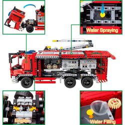 Конструктор XTech Mechanical Master Fire Truck 6805 Thumb