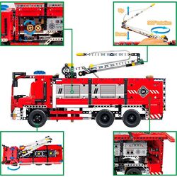 Конструктор XTech Mechanical Master Fire Truck 6805 Thumb