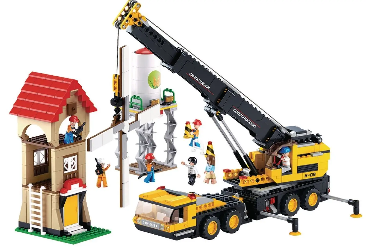 Set de joaca constructor Sluban Town Crane Truck