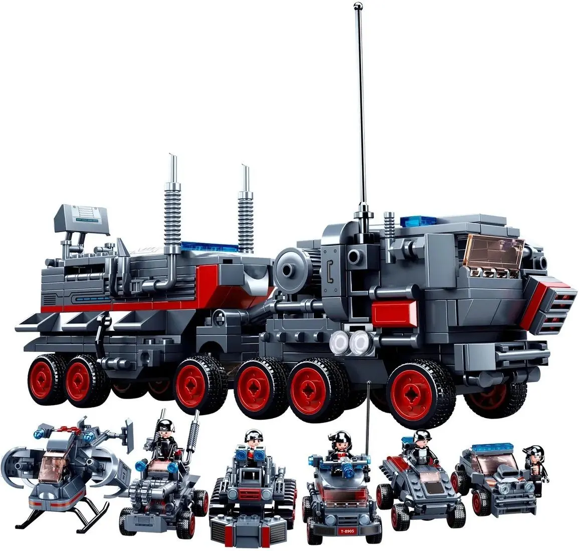 Constructor 6in1 Sluban Space War Command Car M38-B0927