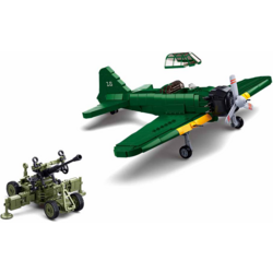 Конструктор Sluban Army A6M Zero M38-B1108