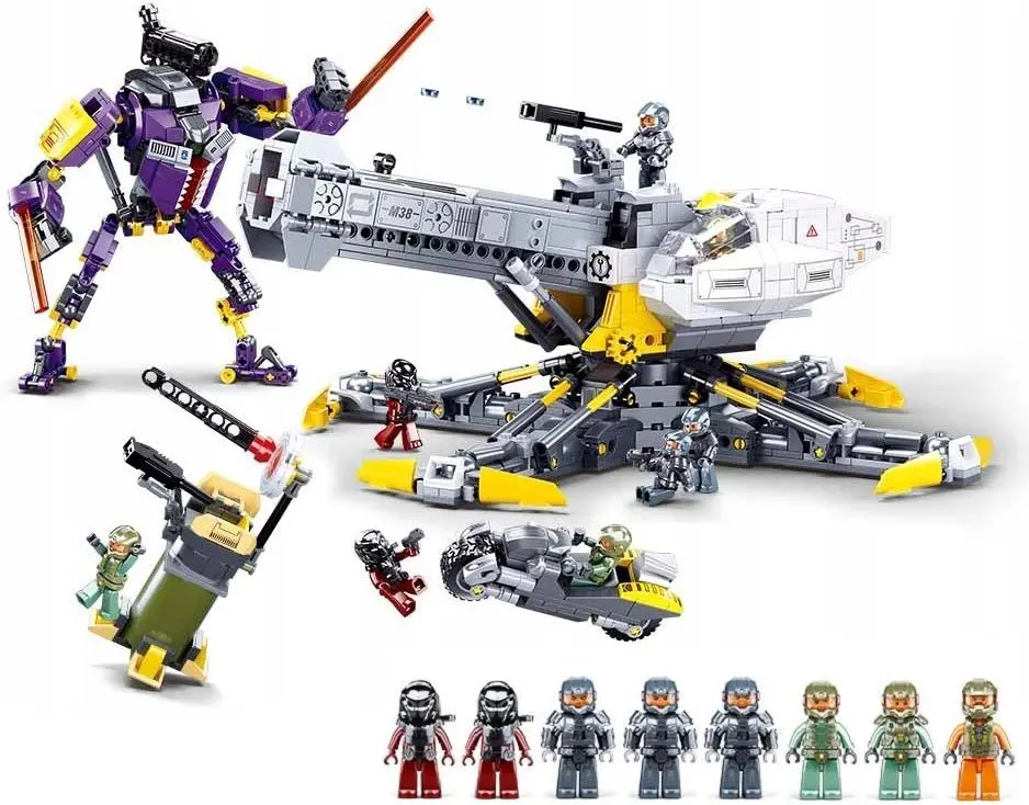 Constructor Sluban Atomic Storm Denfensive Warefare of DongShan Base M38-B0999 - 2