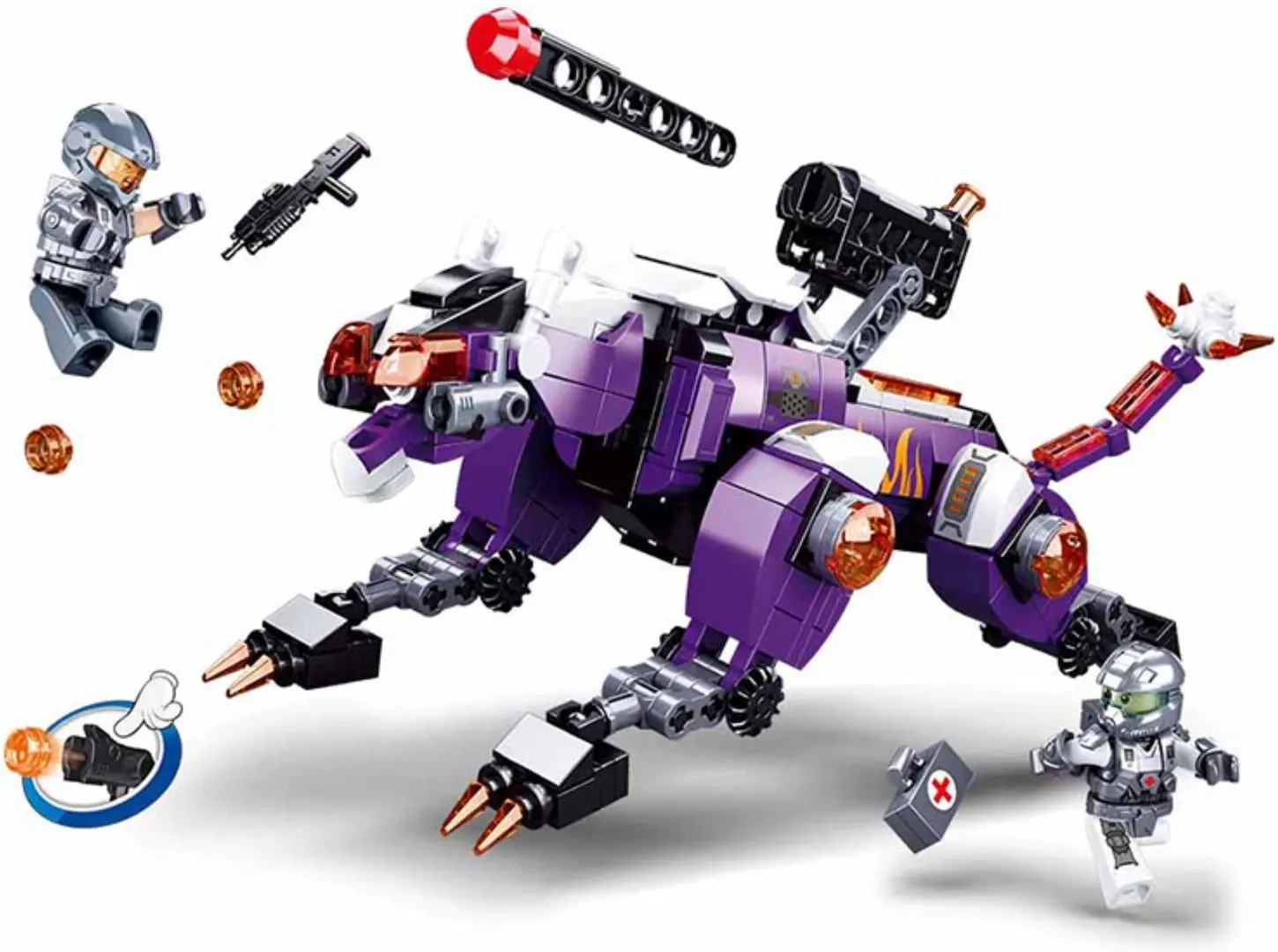 Constructor Sluban Atomic Storm Hunting hours M38-B1060 - 2