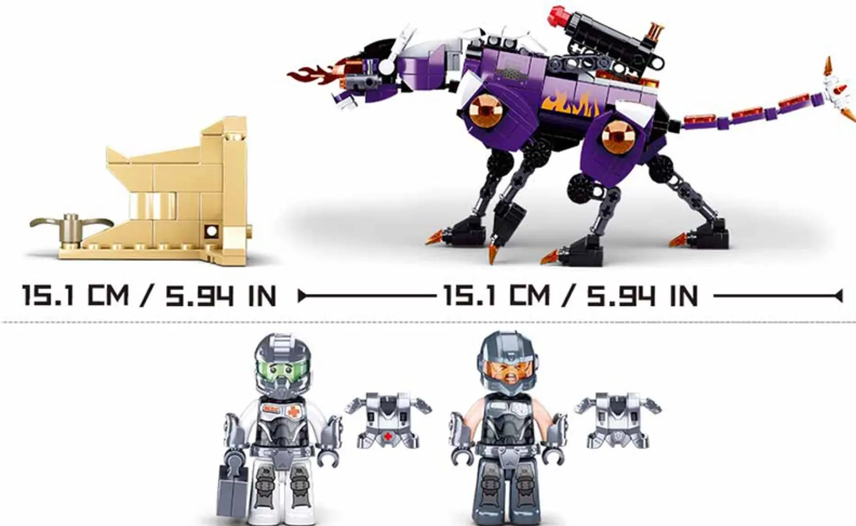 Constructor Sluban Atomic Storm Hunting hours M38-B1060 - 4