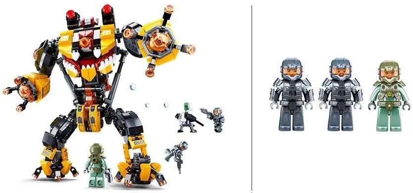 Constructor Sluban Atomic Storm Inquisitor Robot M38-B0997 - 2