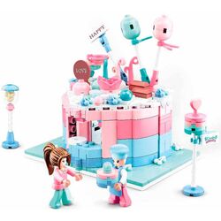 Constructor Sluban Candy Food Court House M38-B0705H