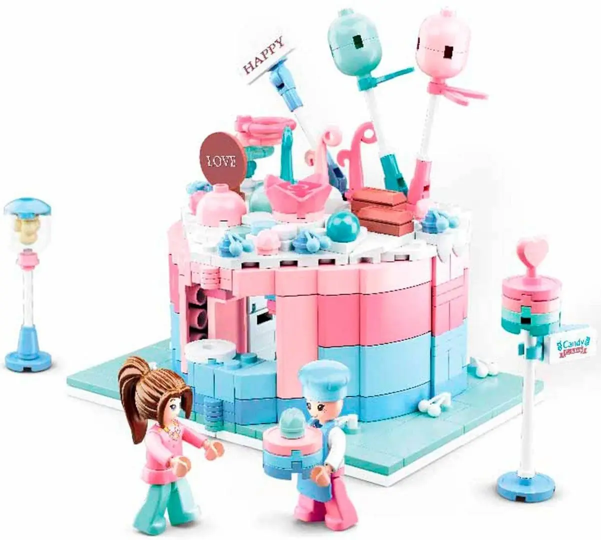 Constructor Sluban Candy Food Court House M38-B0705H