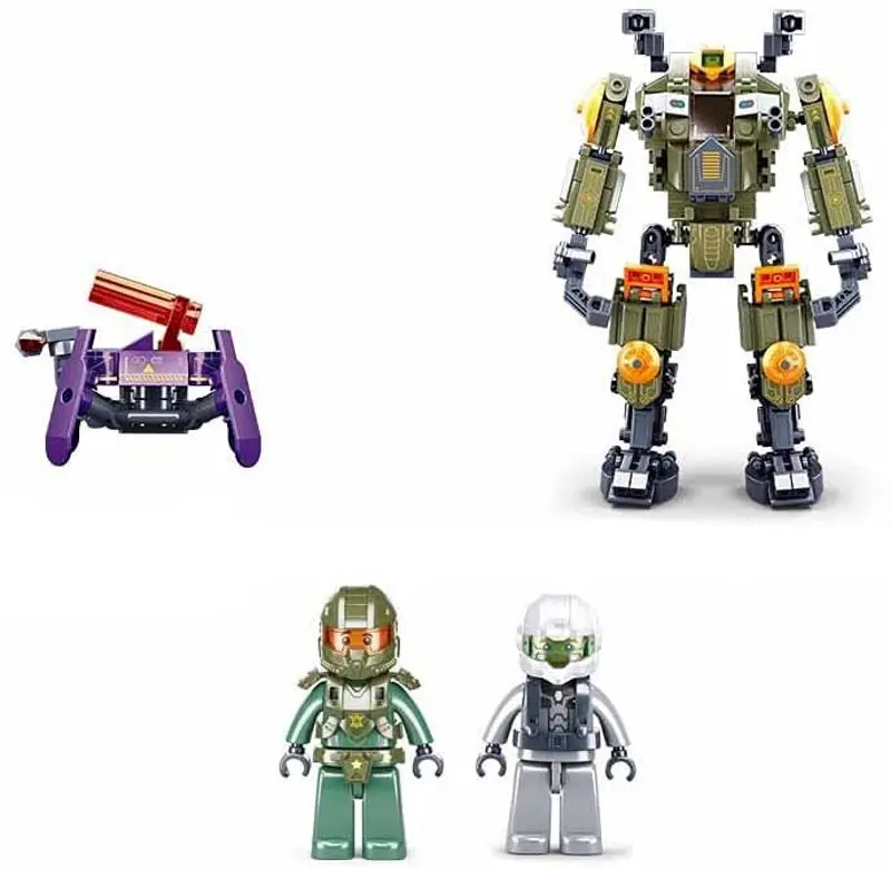 Constructor Sluban Dire Wolf Assault Robot (Multicolor) - 2