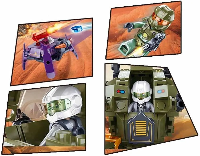 Constructor Sluban Dire Wolf Assault Robot (Multicolor) - 4