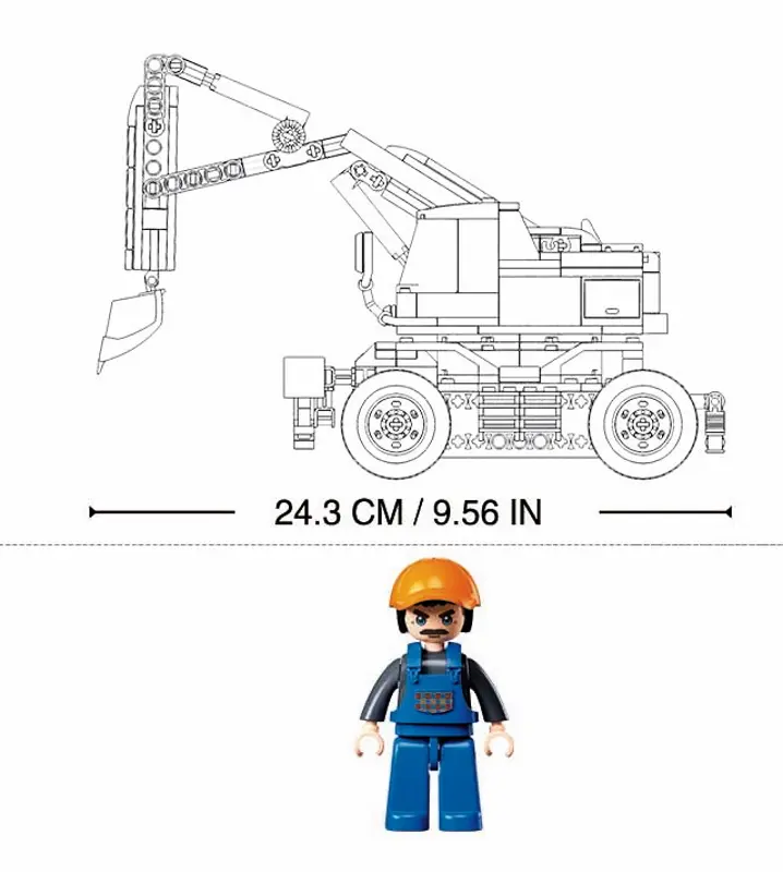 Constructor Sluban E7 M38-B1155 (Yellow)