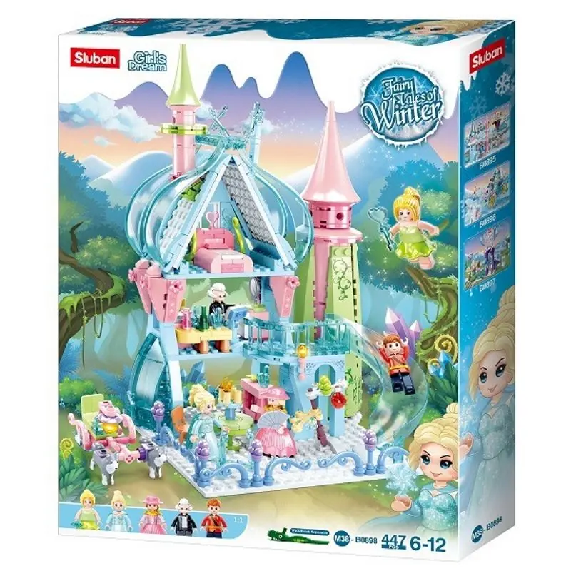Constructor Sluban Fairy Tales of Winter B0898 (Pink/Blue) - 2