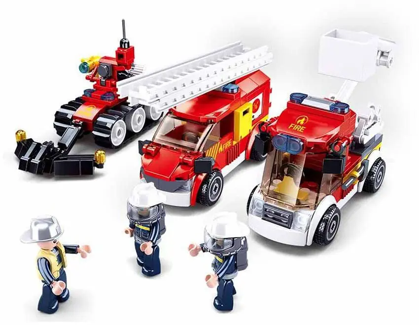 Constructor Sluban Fire B0811 (Red/White) - 2