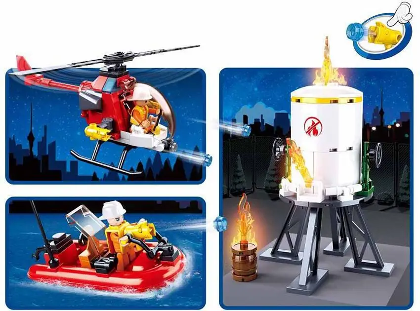 Constructor Sluban Fire B0811 (Red/White) - 3