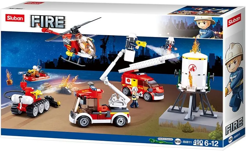 Constructor Sluban Fire B0811 (Red/White) - 4