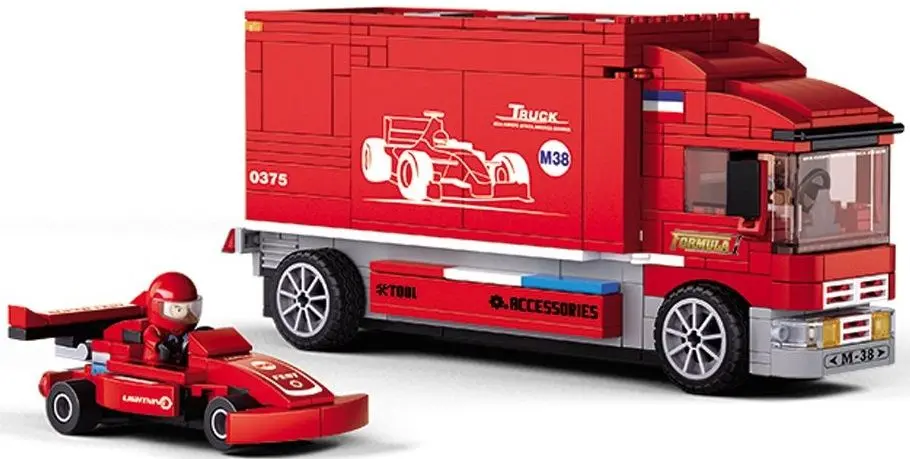 Constructor Sluban Formula 1 Racing Car Station M38-B0375