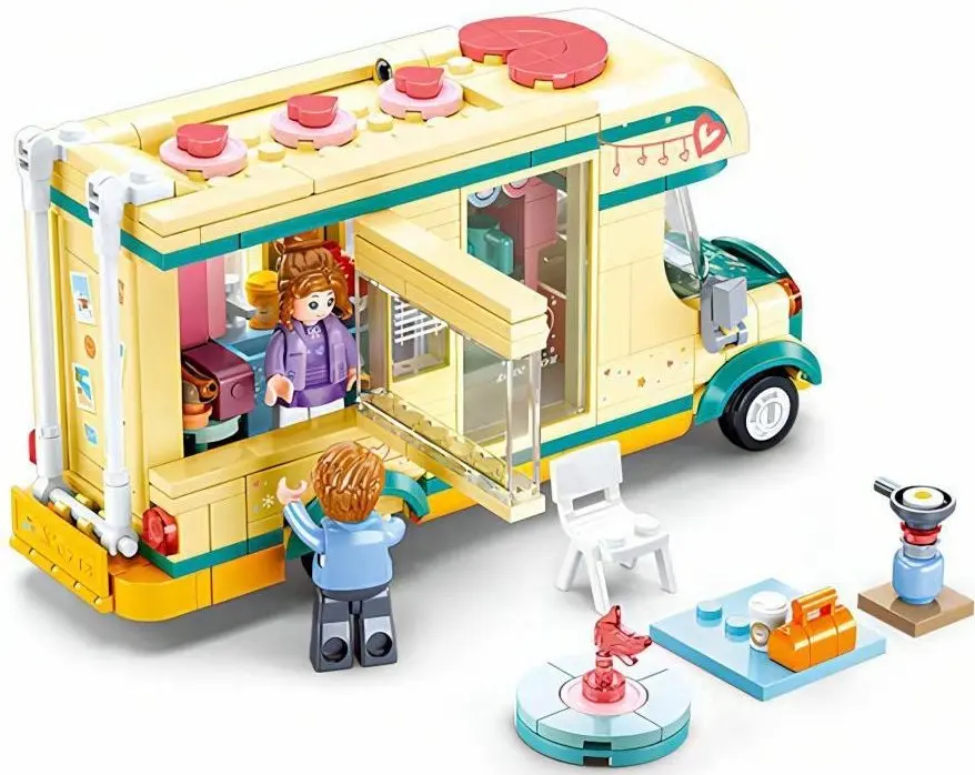 Конструктор Sluban Girl's Dream Camper M38-B0960