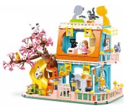 Constructor Sluban Girl's Dream Cat House M38-B1089