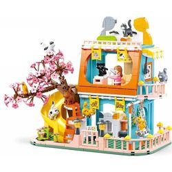 Constructor Sluban Girl's Dream Cat House M38-B1089