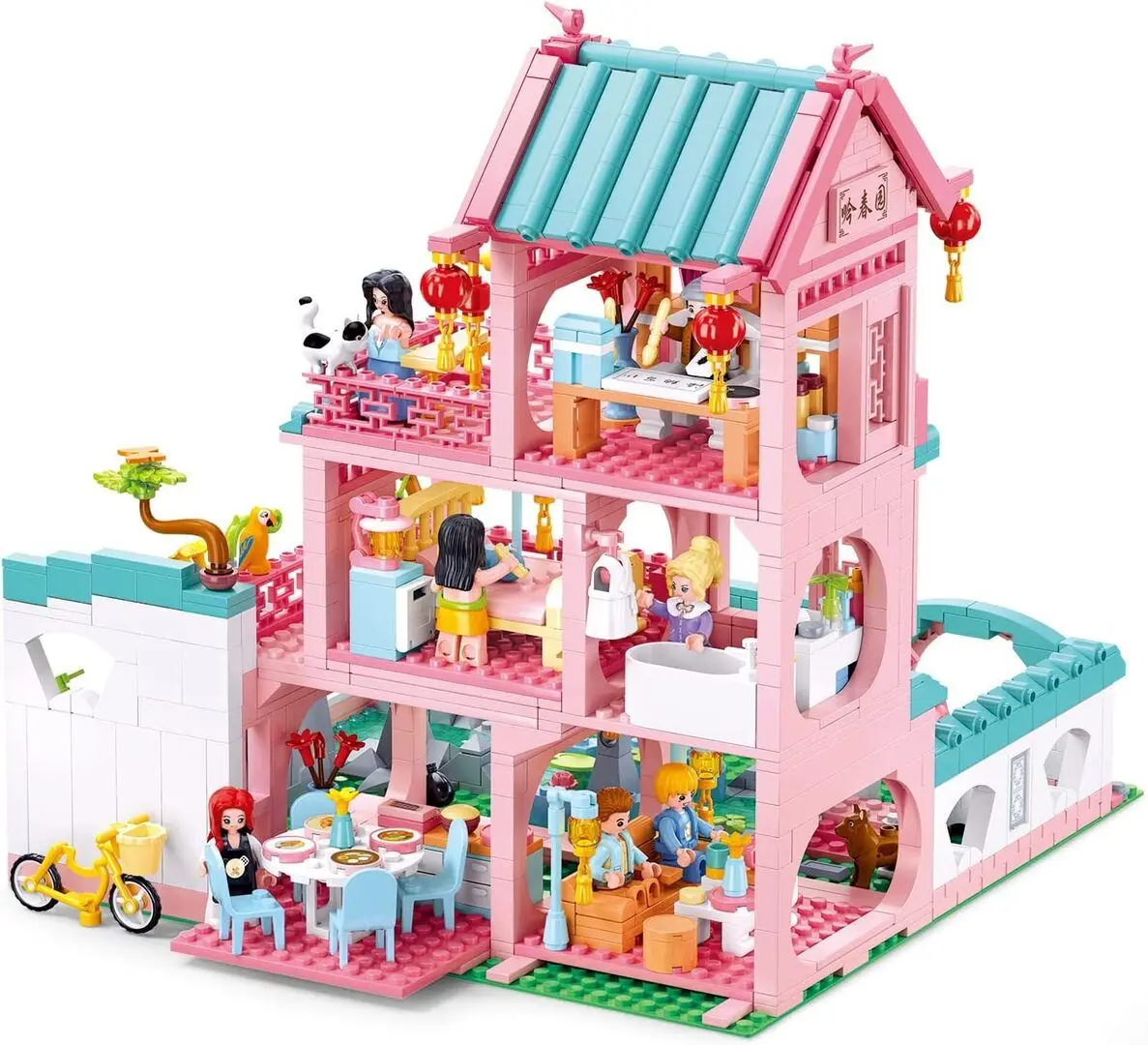 Constructor Sluban Girl's Dream Chinese Style Villa 1 M38-B1117 - 2