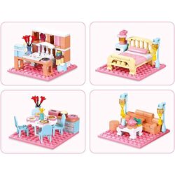 Constructor Sluban Girl's Dream Chinese Style Villa 1 M38-B1117 Thumb