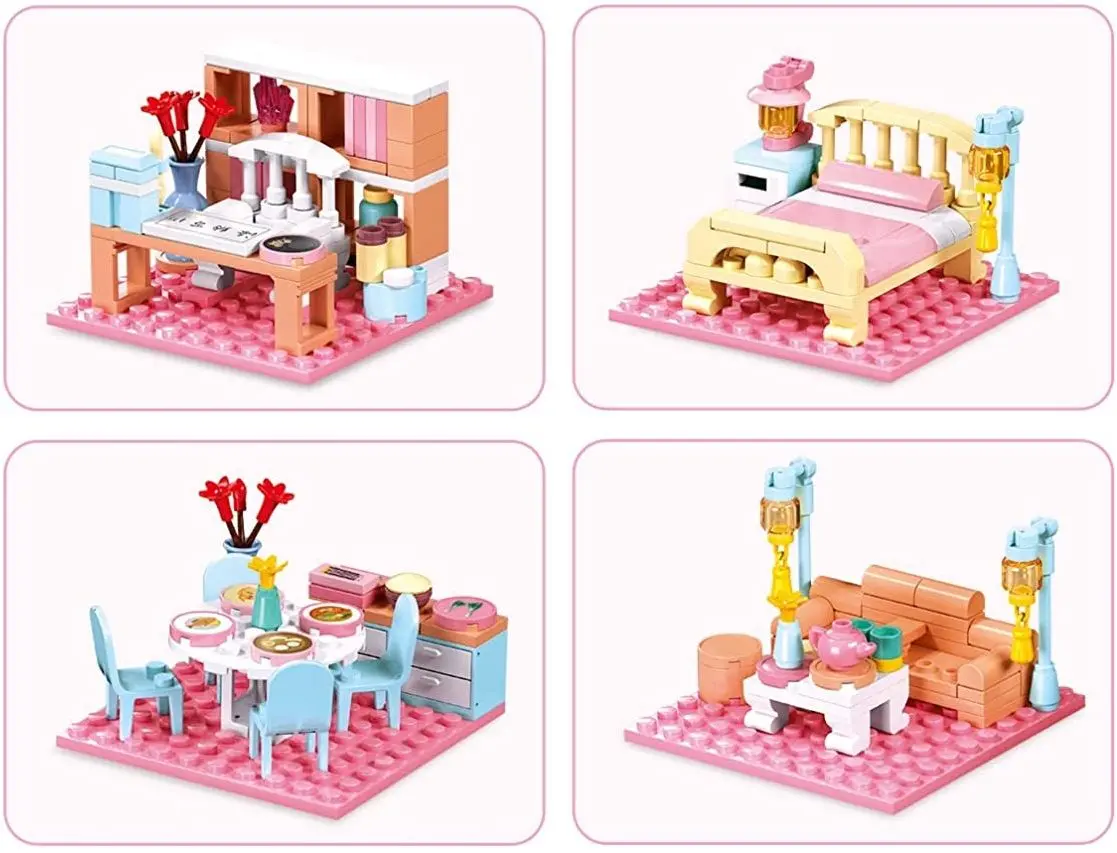 Constructor Sluban Girl's Dream Chinese Style Villa 1 M38-B1117 - 3