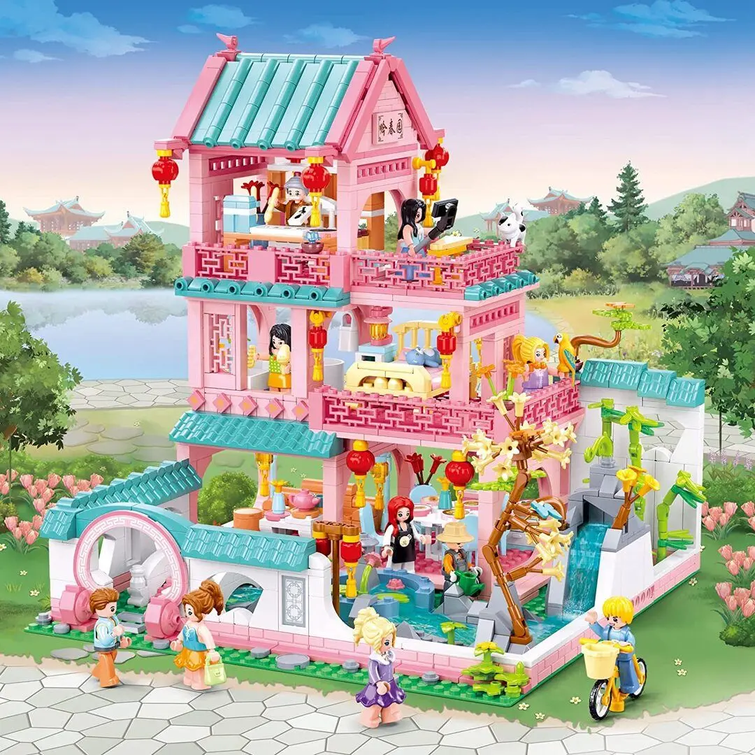 Constructor Sluban Girl's Dream Chinese Style Villa 1 M38-B1117 - 4