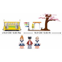 Constructor Sluban Girl's Dream Happy Diary Downtown Tram M38-B1018 Thumb