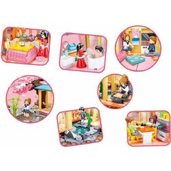Constructor Sluban Girl's Dream Happy Diary Japanese Guesthouse M38-B1017 Thumb